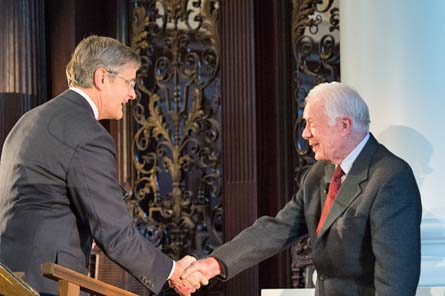 Dean Hempton and Jimmy Carter