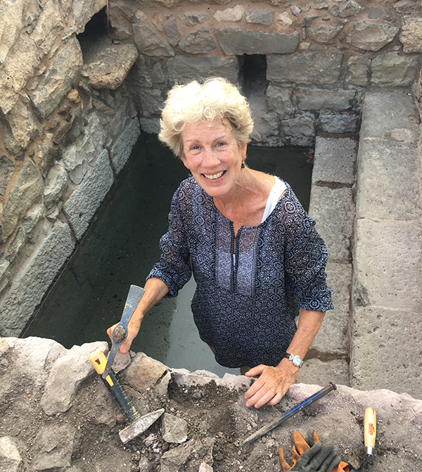 HDS student and RLP staff member Judy Beals in Israel for the Historical Jesus course.
