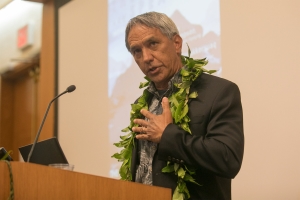 Nainoa Thompson, President of the Polynesian Voyaging Society