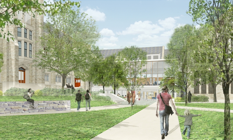 Swartz Hall rendering
